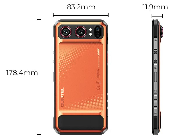 Смартфон Oukitel WP68 Air 12/512Gb Black