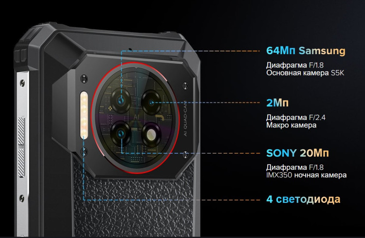 Смартфон Oukitel WP19 Pro 8/256Gb