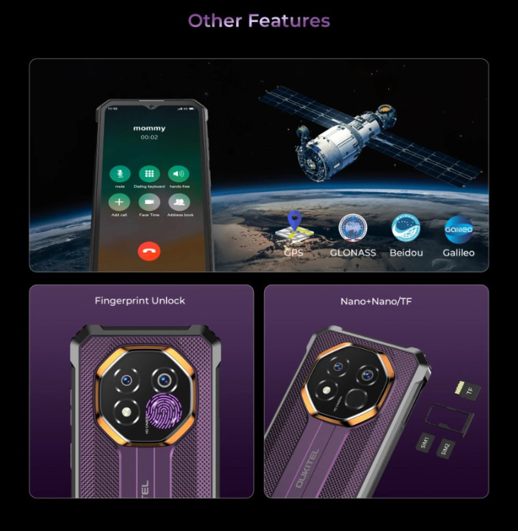 Смартфон Oukitel G7 8/256Gb Black
