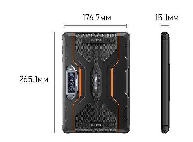 Планшет Oukitel RT8 6+6/256Gb Black