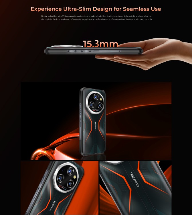 Смартфон Oukitel WP55 Pro 16/512Gb Black