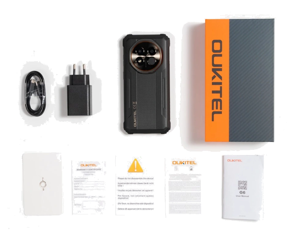 Смартфон Oukitel G7 8/256Gb Black — вид корпуса
