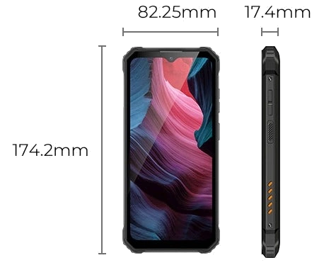 Смартфон Oukitel WP23 4/64Gb Black — фото 3